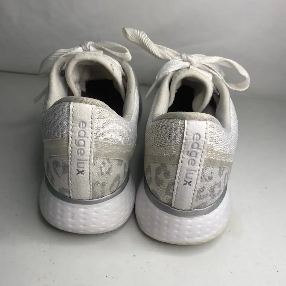 Adidas Edge Lux‎ 4 White Cheetah Sneakers Athletic Walking Shoes Size 7
